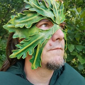 White Oak Green Leaf Mask