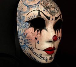Pierrot Venetian Clown mask