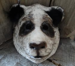 Halloween panda mask