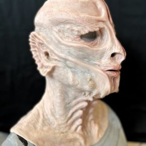 Alien albino tortured full silicone mask