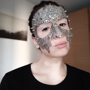 Exquisite Metal Filigree Mask