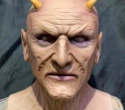 Fearsome Silicone Demon (Satan) Horror Mask