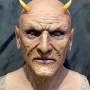Fearsome Silicone Demon (Satan) Horror Mask