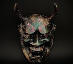 Japanese demon mask