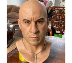 Realistic Silicone Portrait Sculpture