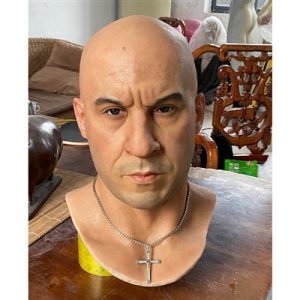 Realistic Silicone Portrait Sculpture
