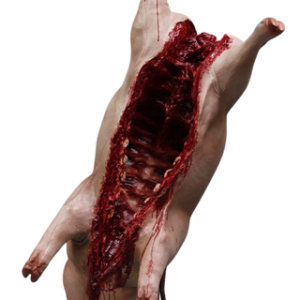 Hanging Gutted Pig